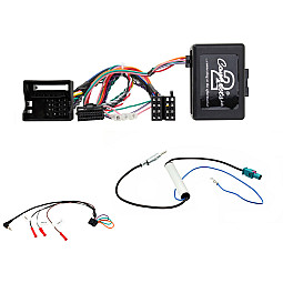 Peugeot 207 307 308 407 607 807 3008 Stereo Fitting Kit Steering Wheel Adaptor with Reverse Sensor Interface Peugeot 207 307 308 407 607 807 3008 Stereo Fitting Kit Steering Wheel Adaptor with Reverse Sensor Interface
