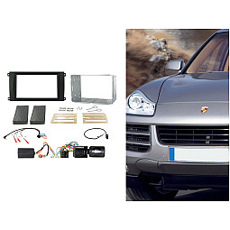 CTKPO03 Porsche Cayenne 2007 - 2010 Double Din Car CD Stereo Fascia Fitting Kit CTKPO03 Porsche Cayenne 2007 - 2010 Double Din Car CD Stereo Fascia Fitting Kit