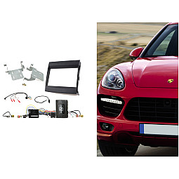 CTKPO10 Porsche Cayenne 2011 - 2016 Double Din Car CD Stereo Fascia Fitting Kit