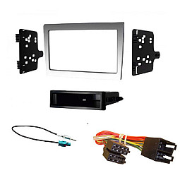 Porsche 911, Boxster, Cayman Stereo Non BOSE Anthracite Double Din Fascia Wiring Antenna kit Porsche 911, Boxster, Cayman Stereo Non BOSE Anthracite Double Din Fascia Wiring Antenna kit