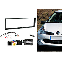 CTKRT04 - Renault Clio, Modus Single Din Car Stereo Fascia Fitting Kit (Black) CTKRT04 - Renault Clio, Modus Single Din Car Stereo Fascia Fitting Kit (Black)