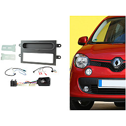 CTKRT08 Renault Twingo (2014 - 2021) Single Din Car Stereo Fascia Fitting Kit CTKRT08 Renault Twingo (2014 - 2021) Single Din Car Stereo Fascia Fitting Kit
