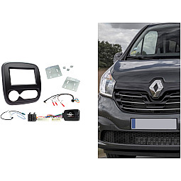 CTKRT11 Renault Trafic 2017 - 2019 Double Din Car Stereo Fascia Fitting Kit CTKRT11 Renault Trafic 2017 - 2019 Double Din Car Stereo Fascia Fitting Kit