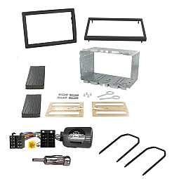Renault Megane 2005-2008 Double Din Car Sereo Fitting Kit, Fascia, Steering Control Adaptor Renault Megane 2005-2008 Double Din Car Sereo Fitting Kit, Fascia, Steering Control Adaptor