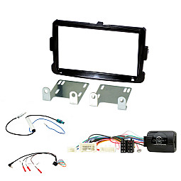 Renault Captur With Media Nav 2013 - 2017 Double Din Fascia / Steering / Antenna Adaptor Kit Renault Captur With Media Nav 2013 - 2017 Double Din Fascia / Steering / Antenna Adaptor Kit