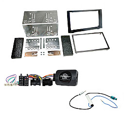 SAAB 9-3 (2008-2014) CarStereo Fitting Kit Double Din Fascia, Steering Control, Aerial SAAB 9-3 (2008-2014) CarStereo Fitting Kit Double Din Fascia, Steering Control, Aerial