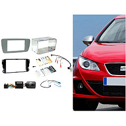 CTKST03 Seat Ibiza 2008-2014 (Conemara Grey) Double Din Car Stereo Fitting Kit Fascia, Steering Control CTKST03 Seat Ibiza 2008-2014 (Conemara Grey) Double Din Car Stereo Fitting Kit Fascia, Steering Control