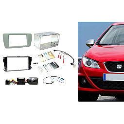 CTKST04 Seat Ibiza 2008-2014 (Dublin Grey) Double Din Car Stereo Fitting Kit Fascia, Steering Control CTKST04 Seat Ibiza 2008-2014 (Dublin Grey) Double Din Car Stereo Fitting Kit Fascia, Steering Control