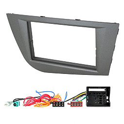Seat Leon 2005-2012 Double Din Car Stereo Fascia Fcia Fitting & Wiring Kit Seat Leon 2005-2012 Double Din Car Stereo Fascia Fcia Fitting & Wiring Kit