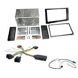 SAAB 9-3 (2008-2014) Car CD Stereo Fitting Kit Double Din Fascia, Steering Control, Aerial SAAB 9-3 (2008-2014) Car CD Stereo Fitting Kit Double Din Fascia, Steering Control, Aerial