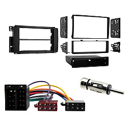 Smart For Two 2007-2010 Black Single Din Fascia / ISO Wiring / Antenna Fitting Kit Smart For Two 2007-2010 Black Single Din Fascia / ISO Wiring / Antenna Fitting Kit