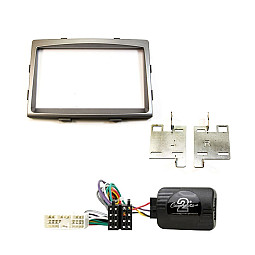 Ssangyong Rodius 2012-2019 Double Din Car Stereo Fitting Kit Fascia, Steering Wheel Control