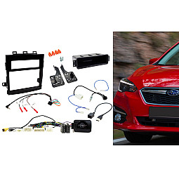 CTKSU03 Subaru Impreza 2016-2021 Black Double Din Car Stereo Fascia Fitting Kit CTKSU03 Subaru Impreza 2016-2021 Black Double Din Car Stereo Fascia Fitting Kit
