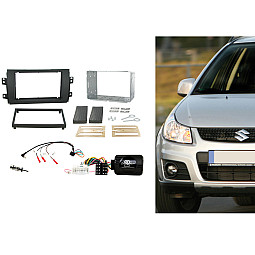 Connects2 CTKSZ05 - Suzuki SX4 2006-2014 Double Din Car Stereo Fitting Kit Fascia, Steering Control Connects2 CTKSZ05 - Suzuki SX4 2006-2014 Double Din Car Stereo Fitting Kit Fascia, Steering Control