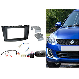 CTKSZ09 Suzuki Swift 2011-2017 Double Din Car Stereo Fascia Fitting Kit CTKSZ09 Suzuki Swift 2011-2017 Double Din Car Stereo Fascia Fitting Kit