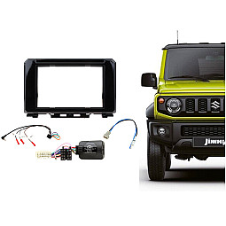 CTKSZ13 Suzuki Jimny 2018> Gloss Black Double Din Car Stereo Fascia Fitting Kit CTKSZ13 Suzuki Jimny 2018> Gloss Black Double Din Car Stereo Fascia Fitting Kit