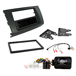 Suzuki Swift 2005-2010 Single / Double Din Car CD Stereo Fitting Kit, Fascia, Steering Control Adaptor Suzuki Swift 2005-2010 Single / Double Din Car CD Stereo Fitting Kit, Fascia, Steering Control Adaptor