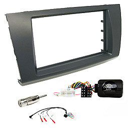 SuzuKi Swift 2005 - 2011 Double Din Car CD Stereo Fascia Fitting Kit & Stalk Control SuzuKi Swift 2005 - 2011 Double Din Car CD Stereo Fascia Fitting Kit & Stalk Control
