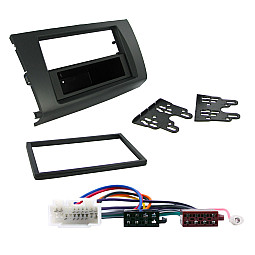 Suzuki Swift 2005 - 2010 Single / Double Din Fascia Panel Adaptor Plate Fitting Kit - Grey Suzuki Swift 2005 - 2010 Single / Double Din Fascia Panel Adaptor Plate Fitting Kit - Grey
