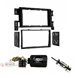 SuzuKi Grand Vitara 2005 - 2015 Car Stereo Double Din Fascia & Steering Wheel Kit