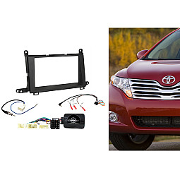 Connects2 CTKTY16 Toyota Venza 2009 - 2015 Double Din Car Stereo Fascia Fitting Kit Connects2 CTKTY16 Toyota Venza 2009 - 2015 Double Din Car Stereo Fascia Fitting Kit