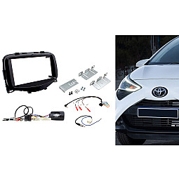 CTKTY17 Toyota Aygo 2014-2018 Double Din Car Stereo Fascia Fitting Kit CTKTY17 Toyota Aygo 2014-2018 Double Din Car Stereo Fascia Fitting Kit