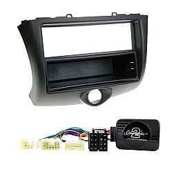 Toyota Yaris 2003-2006 Car Stereo Double Din Fitting Kit, Fascia & Stalk Control