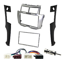 Toyota Yaris 2007-2011 Car CD Stereo Double Din Fascia Fitting Wiring Kit Toyota Yaris 2007-2011 Car CD Stereo Double Din Fascia Fitting Wiring Kit