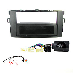 Toyota Auris 2007-2013 Car Stereo Fitting Kit, Fascia & Steering Stalk Control Toyota Auris 2007-2013 Car Stereo Fitting Kit, Fascia & Steering Stalk Control