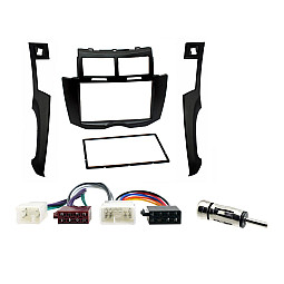 Toyota Yaris MK2 2007 - 2011 Car Stereo Dark Grey Fascia ISO Aerial Fitting Kit Toyota Yaris MK2 2007 - 2011 Car Stereo Dark Grey Fascia ISO Aerial Fitting Kit
