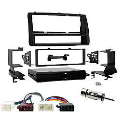 Toyota Corolla 2003 - 2008 Car CD Stereo Black Fascia Panel ISO Fitting Kit Toyota Corolla 2003 - 2008 Car CD Stereo Black Fascia Panel ISO Fitting Kit