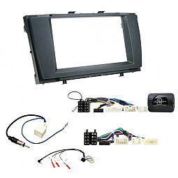 Toyota Avensis T27 2009-2011 Double Din Fascia / Steering / Antenna Adaptor Kit Toyota Avensis T27 2009-2011 Double Din Fascia / Steering / Antenna Adaptor Kit