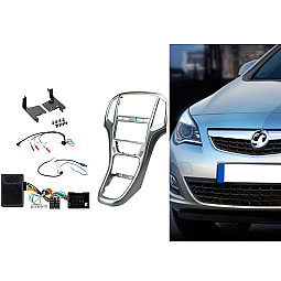 Connects2 CTKVX01 - Vauxhall Astra 2010 - 2015 Titan Grey Double Din Stereo Fascia Fitting Kit Connects2 CTKVX01 - Vauxhall Astra 2010 - 2015 Titan Grey Double Din Stereo Fascia Fitting Kit