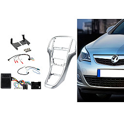 Connects2 CTKVX05 Vauxhall Astra 2010-2015 Silver Double Din Stereo Fitting Kit Connects2 CTKVX05 Vauxhall Astra 2010-2015 Silver Double Din Stereo Fitting Kit