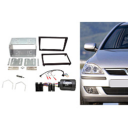 CTKVX06 Vauxhall Astra Corsa Omega (Black) Double Din Car Stereo Fascia Fitting Kit CTKVX06 Vauxhall Astra Corsa Omega (Black) Double Din Car Stereo Fascia Fitting Kit