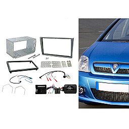 CTKVX09 Vauxhall Meriva, Signum (Matt Chrome) Double Din Car Stereo Fitting Kit CTKVX09 Vauxhall Meriva, Signum (Matt Chrome) Double Din Car Stereo Fitting Kit