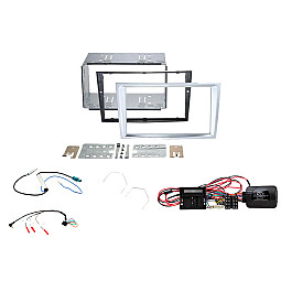 CTKVX10C Vauxhall Corsa D Matte Chrome Double Din Car Stereo Fascia Stalk Interface Fitting Kit CTKVX10C Vauxhall Corsa D Matte Chrome Double Din Car Stereo Fascia Stalk Interface Fitting Kit