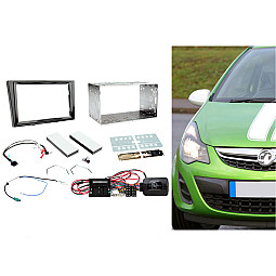 Connects2 CTKVX11 - Vauxhall Corsa 2009 - 2014 (Piano Black) Double Din Fitting Kit Connects2 CTKVX11 - Vauxhall Corsa 2009 - 2014 (Piano Black) Double Din Fitting Kit