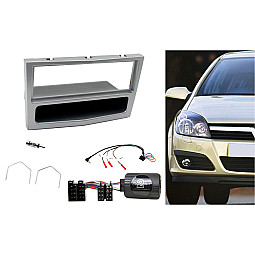 CTKVX26 - Vauxhall Astra Matt Chrome Single Din Car Stereo Fascia Fitting Kit CTKVX26 - Vauxhall Astra Matt Chrome Single Din Car Stereo Fascia Fitting Kit