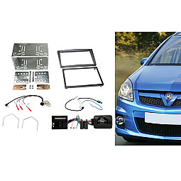 CTKVX32 Vauxhall Antara, Astra, Corsa, Zafira Dark Silver Double Din Fascia Fitting Kit CTKVX32 Vauxhall Antara, Astra, Corsa, Zafira Dark Silver Double Din Fascia Fitting Kit