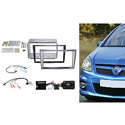 CTKVX35 Vauxhall Astra, Antara, Corsa, Zafira Charcoal Metallic Double Din Fascia Fitting Kit CTKVX35 Vauxhall Astra, Antara, Corsa, Zafira Charcoal Metallic Double Din Fascia Fitting Kit