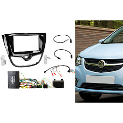 CTKVX39 Vauxhall Viva 2015-2019 Double Din Car Stereo Fascia Fitting Kit CTKVX39 Vauxhall Viva 2015-2019 Double Din Car Stereo Fascia Fitting Kit