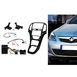 CTKVX42 Vauxhall Astra 2010 - 2016 Matt Black Double Din Car Stereo Fascia Fitting Kit CTKVX42 Vauxhall Astra 2010 - 2016 Matt Black Double Din Car Stereo Fascia Fitting Kit