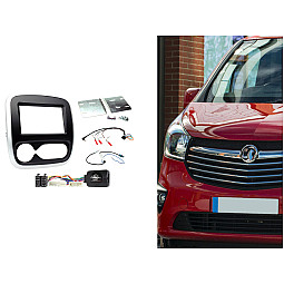 CTKVX51 Vauxhall / Opel Vivaro 2014 Onwards Double Din Car Stereo Fascia Fitting Kit CTKVX51 Vauxhall / Opel Vivaro 2014 Onwards Double Din Car Stereo Fascia Fitting Kit