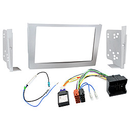 InCarTec FK-613/S Vauxhall Double Din Stereo Upgrade Fitting Kit with CAN ignition (MATT SILVER) InCarTec FK-613/S Vauxhall Double Din Stereo Upgrade Fitting Kit with CAN ignition (MATT SILVER)