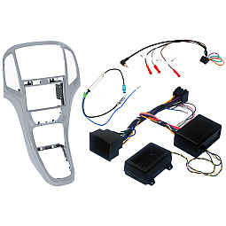 InCarTec FK-891/2 Vauxhall Astra J Silver Double Din Car Stereo Replacement Kit InCarTec FK-891/2 Vauxhall Astra J Silver Double Din Car Stereo Replacement Kit