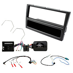 Vauxhall Vectra, Tigra Car CD Stereo Fitting Kit, Gun Metal Fascia Surround, Steering Control, Aerial Vauxhall Vectra, Tigra Car CD Stereo Fitting Kit, Gun Metal Fascia Surround, Steering Control, Aerial
