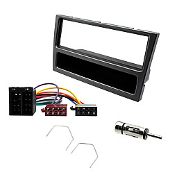 Vauxhall Agila, Corsa, Meriva, Omega, Vectra, Vivaro Car CD Stereo Fascia Fitting Kit Gun Metal Vauxhall Agila, Corsa, Meriva, Omega, Vectra, Vivaro Car CD Stereo Fascia Fitting Kit Gun Metal