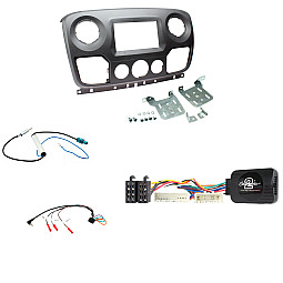 Vauxhall Movano 2010 - 2017 Type 5 Double Din Fascia / Steering / Antenna Fitting Kit