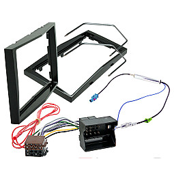 Vauxhall Corsa D Car Stereo Double Din Fascia Panel & Fitting Kit Piano Black Vauxhall Corsa D Car Stereo Double Din Fascia Panel & Fitting Kit Piano Black